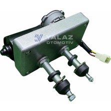 Ais 24V SİLECEK MOTORU MEKANİZMALI ÇİFT MİLLİ (M6/M8 CIVATA)