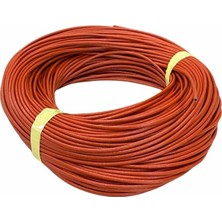 YLZ 3 MM İZOLELİ CAM ELYAF MAKARON Parlak Yanmaz Aksesuar -60°C +250°C 1 MT