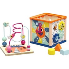 Top Bright Ahşap Oyun Aktivite Küpü