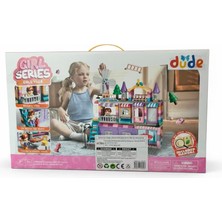 Kaia Life FL1161 216 Parça Monte Edilebilir Yapı Seti Büyük Yapı Taşları LEGO Kız Villa