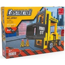Kaia Life BIG29501 Ausını Constructıon 206 Parça Mini LEGO Forklift