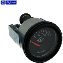 Ölçüsan 24V Yağ Saati 25 Bar 52 mm