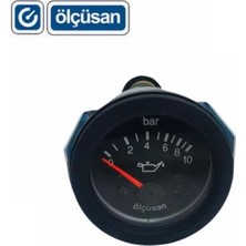 Ölçüsan 24V Yağ Saati 10 Bar 52 mm