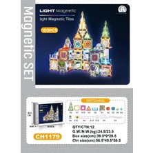 Kaia Life 7.5cm Işıklı Magnetic Blok 100 Parça CH1179
