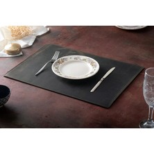 LWA Leather Eskitilmiş Deri Masa Örtüsü, El Yapımı Yemek Masası Örtüleri 30X40 cm 250 Parça Set