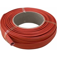 YLZ 16 mm Izoleli Cam Elyaf Makaron (Yanmaz Makaron) (Parlak) (-60°c +250°C) (1 Mt)