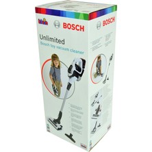 Kaia Life 6812 Bosch Oyuncak Beyaz Elektrik Süpürgesi Sesli + Işıklı