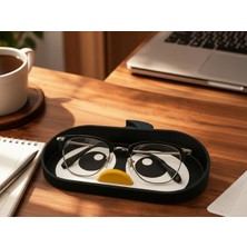 Bark 3D Penguen Figürlü Gözlük Tepsisi – Dekoratif Masa Üstü Gözlük Standı