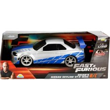 Kaia Life 6493 Sun-Sım-Jda-R C Araba 1 16 Fast&furıous Nıssan Skylıne Gt-R Ff 3 7V USB 2
