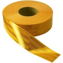 REFLEKTİF ŞERİT 55 MM SARI (SERT YUZEY) (1 MT FİYATIDIR)