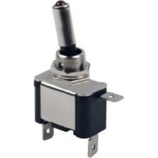 Aksa Kitap ÇIT-ÇIT ANAHTAR 3 FİŞLİ IŞIKLI METAL (ON-OFF) (20A 12V DC)