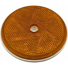 YUVARLAK REFLEKTÖR DELİKLİ SARI (82 MM)