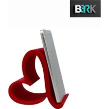 Bark 3D 3D Baskı Kalpli Telefon Tutacağı | Masa Üstü Stand | El Yapımı Şık Tasarım