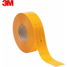 3m Reflektif Şerit 55 mm Sarı (Sert Yuzey) (1 mt Fiyatıdır)