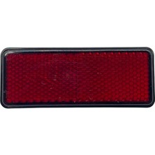 Dikdörtgen Reflektör Kırmızı Cıvatalı (88*35 Mm)