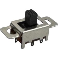 YLZ SÜRGÜLÜ ANAHTAR MİKRO AYAKLI (6 UÇLU) (ON-OFF-ON) (24*10 MM)