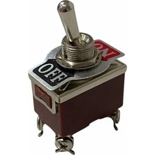YLZ ÇIT-ÇIT ANAHTAR METAL (4 UÇLU) (TEK TARAFA YAYLI) (ON-OFF) (15A 250V)