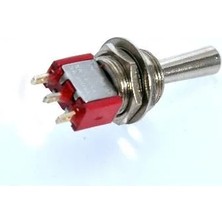 YLZ ÇIT-ÇIT ANAHTAR MİNİ METAL (ON-OFF)  (3A 250V AC/6A 125V AC) (3 UÇLU)