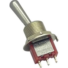 YLZ ÇIT-ÇIT ANAHTAR MİNİ METAL (3 UÇLU) (ON-OFF-ON) (2A 250V / 6A 125V AC)