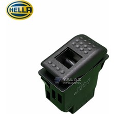 Hella Cam Anahtarı Ym Geniş Tip (6 Fiş) (Çift Tarafa Yaylı)