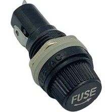 YLZ Mini Cam Sigorta Yuvası (Sigortasız) (10A 250V/15A 125V Ac) (12 Mm)