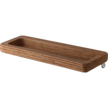 Mikasso Adnoss Lüks Selvi Havluluk 30CM Siyah Pirinç Ahşap - Ahşap Siyah Ahşap Siyah