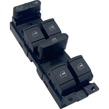 YLZ Cam Anahtarı (Dörtlü Sol Kapı) (9 Fiş) Vw Bora/golf/jetta/passat Oem