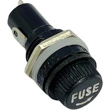 YLZ Cam Sigorta Yuvası (Sigortasız) (10A 250V/15A 125V Ac) (14 Mm)