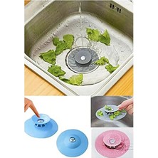 Mikasso Silikon Süzgeçli Lavabo Banyo Tıkacı Evye Küvet Gider Tıpası Silikon