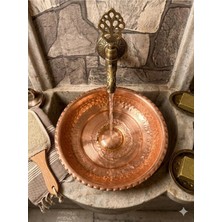 Mikasso Bebek Bakır Hamam Tası Küçük 15 cm Osmanlı Hanedan Hamam Tası Gümüş Hamam Tası Lüx Hamam Tası Metal