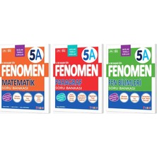 Fenomen Yayıncılık Fenomen Okul 2027 5. Sınıf Matematik + Paragraf + Fen Bilimleri A Serisi Soru Bankası Seti 3 Kitap Maarif Model