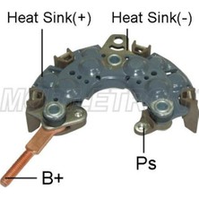 Mobiletron DİYOT TABLASI NIPPON DENSO TİPİ (100MM) DAIHATSU TERIOS-TOYOTA COROLLA/CARINA/CAMRY