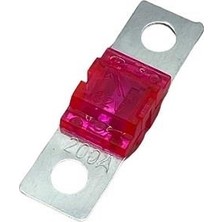 YLZ MİDİVAL SİGORTA PEMBE 200 A (40*12 MM)