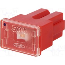 MTA DİŞİ SİGORTA 50 A (UZUN YIRTMAÇ) KIRMIZI (22*31 MM)