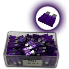 YLZ BIÇAK SİGORTA 3 A (19*19 MM) (100 ADET)