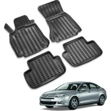 3D ARAÇ PASPASI (SİYAH) (4 PARÇA) CITROEN C5