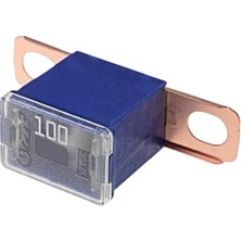 MTA YAN AYAKLI SİGORTA (KISA AYAK) (48*22 MM) MAVİ 100 A
