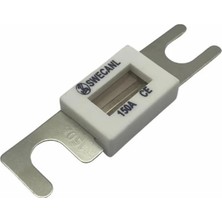 YLZ MEGAVAL TİPİ SİGORTA 150 A (U) PORSELEN (82*23 MM)