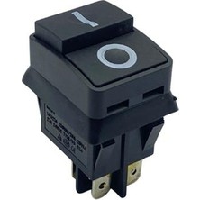YLZ Tuşlu Anahtar Işıksız Kare (Orta Boy) (4 Fiş) (On-Off) (16A 250V / 20A 125V Ac / 27A 24V Dc) Süpürge