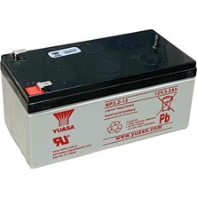 Yuasa 12V 3.2 Ah Akü Kuru Tip (134*67*64) (1,17 Kg)