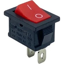 YLZ Tuşlu Anahtar Mini (2 Fiş) (Işıksız) (On-Off) (6A 250V /10A 125V Ac)