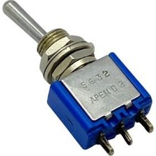 YLZ Çıt-Çıt Anahtar Mini Metal (3 Uçlu) (Tek Tarafa Yaylı) (On-On)
