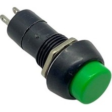 YLZ Mini Buton Pls (Kalıcı) (On-Off) (12 Mm) Yeşil