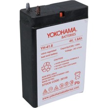 YLZ Yokohama 4V 1.8 Ah Akü Kuru Tip (22*50*75)