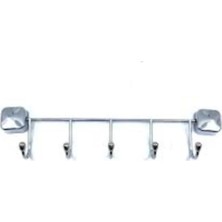 Mikasso 5 Lı Krom Banyo Askısı (5617) Metal Gümüş