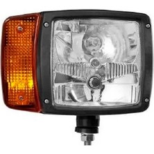 Ceray 12V Ön Far Sinyalli (Kablolu Alttan Bağlantılı) Iş Makinesi Sol