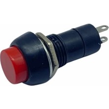 YLZ Mini Buton Pls Yaylı (10 Mm) Kırmızı
