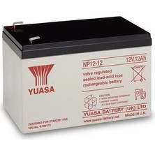 Yuasa 12V 12 Ah Akü Kuru Tip (Np 12-12) (151*98*97.5)