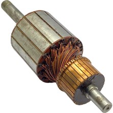12V Düz Dinamo Şarj Kollektörü (Rotor) (Çap:70 BOY:239 Mm) Em