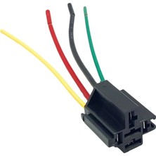 BenmaX Röle Soketi (Röle Yuvası) (4 Uçlu/5 Uçlu 70 A) (2 Uç Küçük / 3 Uc Büyük) (6.3 mm / 9.5 Mm)